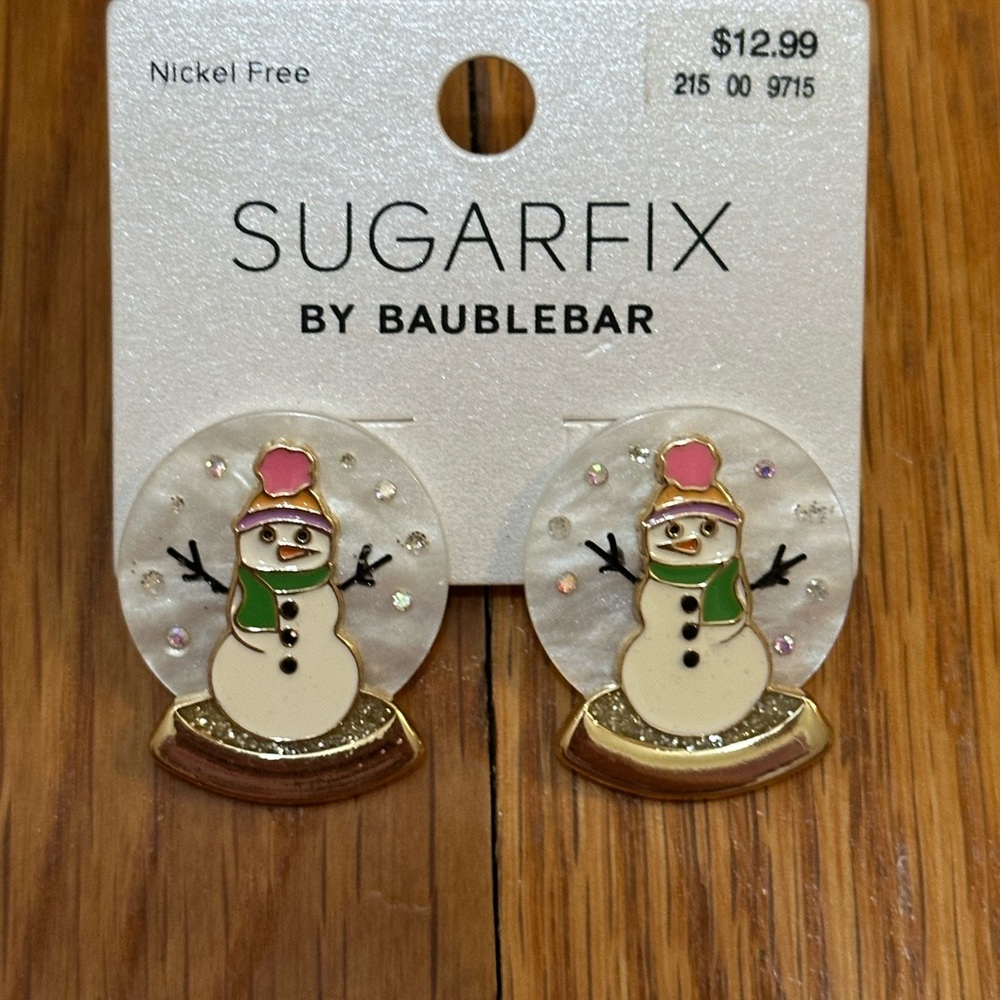 Sugarfix by Baublebar Snowman Earrings